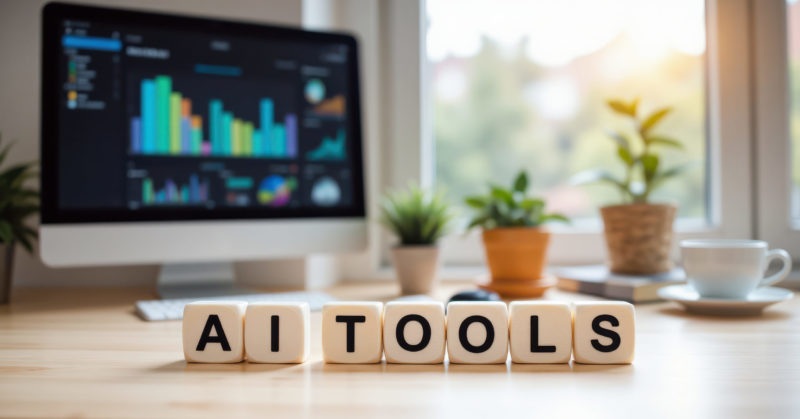 AI SEO reporting tools displaying analytics dashboards used to track mentions, citations, impressions, and AI share of voice.